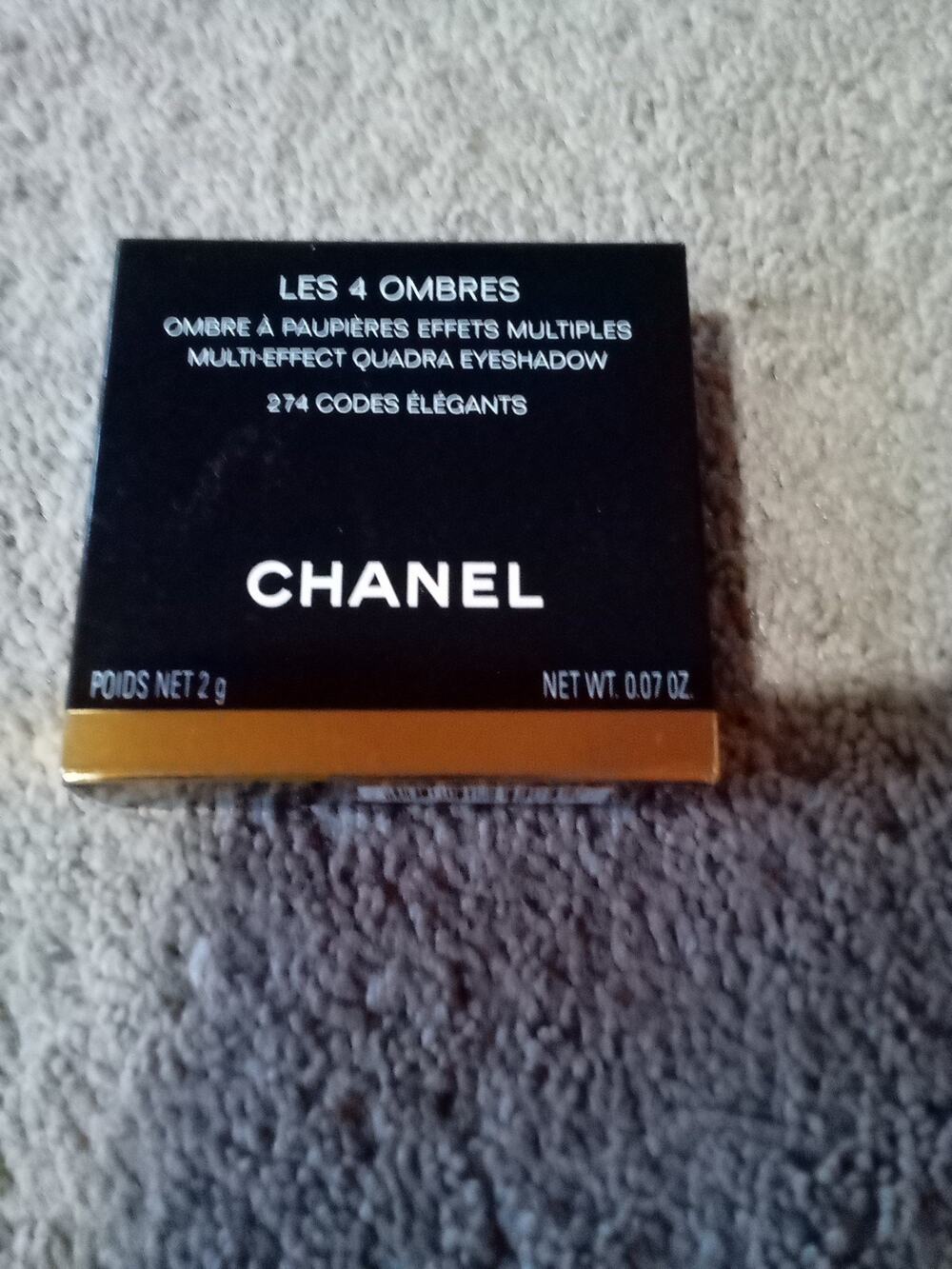 New Chanel Les 4 Ombres Multi effect Quadra Eyeshadow 274 Codes Elegants